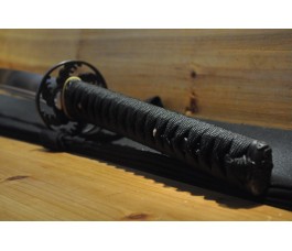 High Quality Niku Oil Quenched Nami Koshirae Futasuji-hi O Kissaki Katana Sword