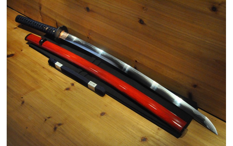 High Quality Higo O kissaki Dotanuki Mokko Tsuba Notare Hamon Japanese Sword